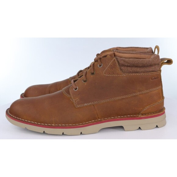 Clarks Varick Hill $150 Men\'s Chukka Boots Size 12 M Leather Tan main image 6